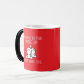 クリスマス信じ愛の魔法で モーフィングマグカップ (正面左)