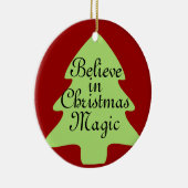 クリスマス信じ魔法オーナメント セラミックオーナメント (右)