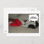 クリスマス信じ シーズンポストカード (正面/裏面)