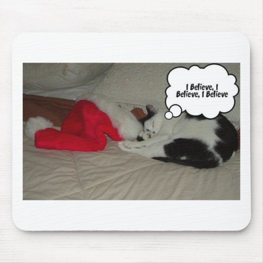 クリスマス信じ マウスパッド (正面)