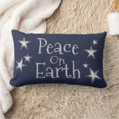クリスマス信仰の平和と名の枕 ランバークッション (ブランケット)