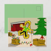 クリスマス傷害葉書 ポストカード (正面/裏面)