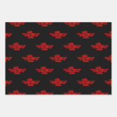 クリスマス先住民サンダーバードギフト ラッピングペーパーシート (正面3)