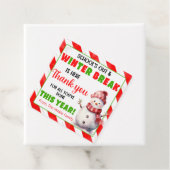 クリスマス先生の感謝 フェイバータグ (インサイチュ)