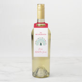 クリスマス先生レインボーナイスリストかわいいギフト ボトルネックタグ (ボトル)