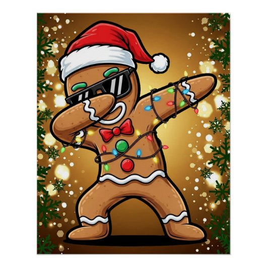 クリスマス光沢ポスター ポスター (正面)