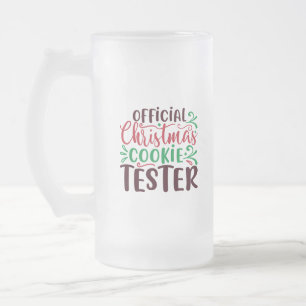 クリスマス公式クッキーテスター フロストグラスビールジョッキ
