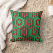 クリスマス六角形 クッション (ブランケット)