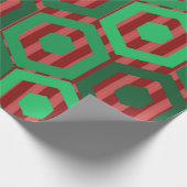 クリスマス六角形 ラッピングペーパー (角)