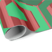 クリスマス六角形 ラッピングペーパー (ロールコーナー)