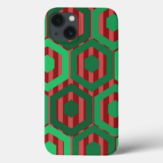 クリスマス六角形 Case-Mate iPhoneケース (裏面)