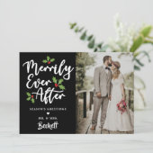 クリスマス写真の後を楽しく シーズンカード (スタンド正面)