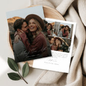 クリスマス写真の後、楽しく書ける シーズンカード