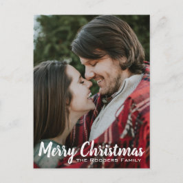 クリスマス写真はがき |あいさつカスタム文 ポストカード