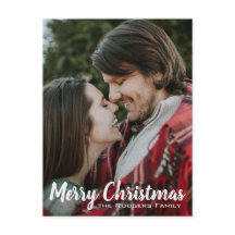 クリスマス写真はがき |あいさつカスタム文