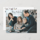 クリスマス写真はがき – オーナメント ポストカード (正面/裏面)