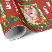 クリスマス写真を追加 ラッピングペーパー (ロールコーナー)
