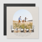 クリスマス写真アーチ北欧モダン自然 (正面/裏面)