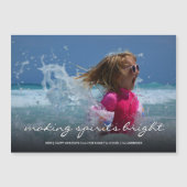 クリスマス写真クリスマスの子供たちがスピリッツを明るく (正面)