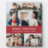 クリスマス写真コラージュのプラーク フォトプラーク (正面)