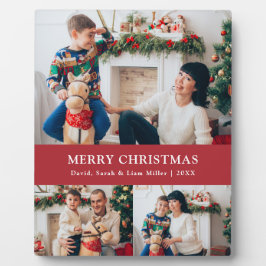 クリスマス写真コラージュのプラーク フォトプラーク