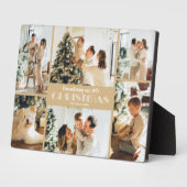 クリスマス写真コラージュを思い出す フォトプラーク (側面)