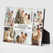 クリスマス写真コラージュを思い出す フォトプラーク (側面)