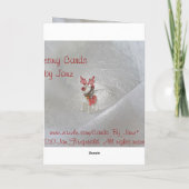 クリスマス写真テンプレートカードバイジャンツ シーズンカード (裏面)