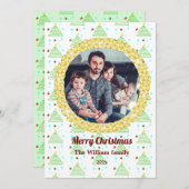 クリスマス写真テンプレートクリスマスカード シーズンカード (正面/裏面)