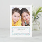 クリスマス写真ホリデーカード シーズンカード (スタンド正面)