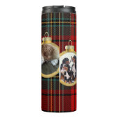 クリスマス写真メリーの賛美希望 タンブラー (裏面)