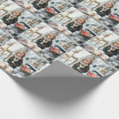 クリスマス写真メリークリスマス ラッピングペーパー (角)