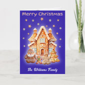 クリスマス写真名カスタムChristmas Photography Topography Ginge シーズンカード (正面)