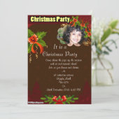 クリスマス写真招待状 招待状 (スタンド正面)