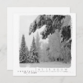 クリスマス写真用フォトカード シーズンカード (正面/裏面)