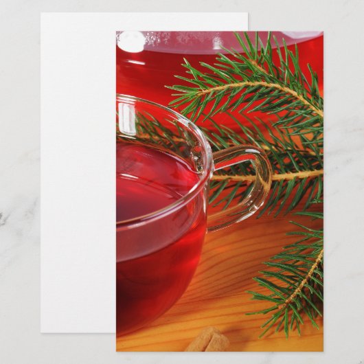 クリスマス写真 便箋 (正面/裏面)