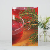 クリスマス写真 便箋 (スタンド正面)