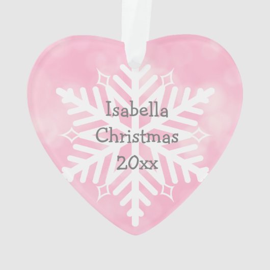 クリスマス写真、名前と年のオーナメント記念 オーナメント (裏面)