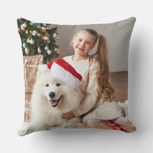 クリスマス写真（季節） クッション (裏面)