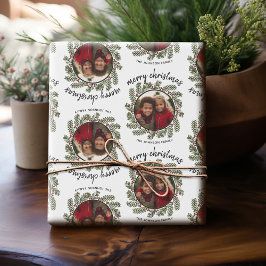 クリスマス写真 – 書道 – 枝お洒落部 ラッピングペーパー