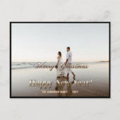 クリスマス写真Overall Holiday ポストカード (正面)