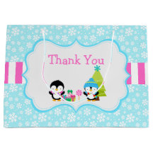 クリスマス冬のかわいいペンギン