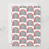 クリスマス冬のベイビーシャワー招待状 招待状 (裏面)