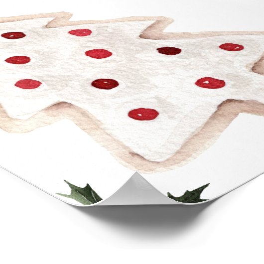 クリスマス冬のメリー小さな赤ちゃんシャワーへようこそ ポスター (角)