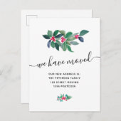 クリスマス冬の動きのお知らせ 案内ポストカード (正面/裏面)