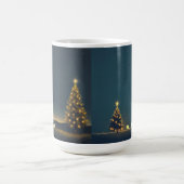 クリスマス冬の夜のマグ コーヒーマグカップ (中央)