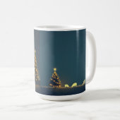 クリスマス冬の夜のマグ コーヒーマグカップ (正面右)