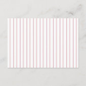 クリスマス冬の女の子の赤ちゃんシャワー本ベビー エンクロージャーカード (裏面)