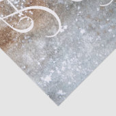 クリスマス冬の鹿の水色 薄葉紙 (詳細)