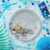 クリスマス凍っていオーナメント ペーパープレート (パーティー)